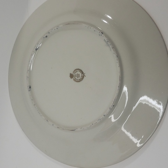 2 Le Mieux China 24 karat hand decorated 9" plates - Picture 4 of 7